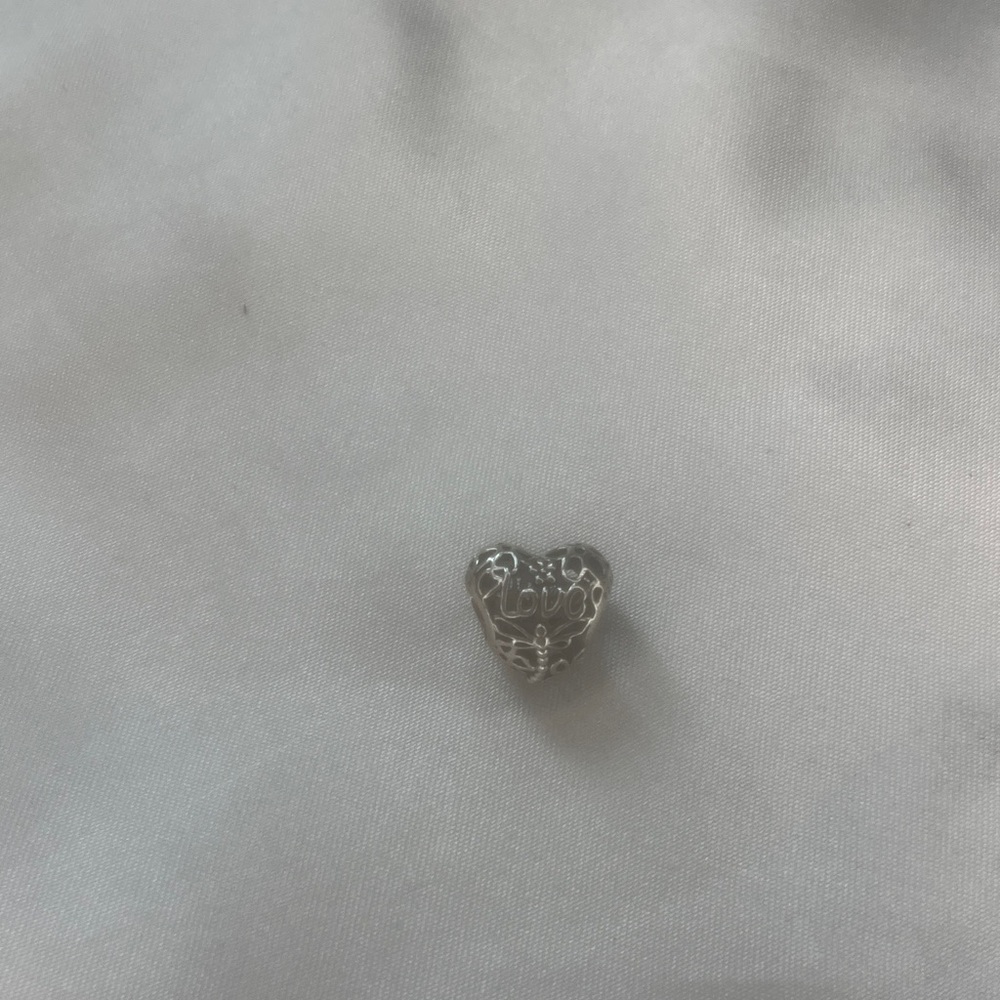 Pandora silver Heart Love Life Charm